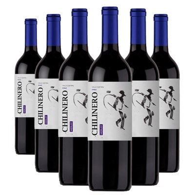 Case of 6 Chilinero Merlot 75cl Red Wine